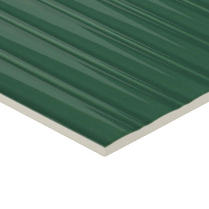 Luminique Juniper Rectangle, Fluted 12X24 Glossy