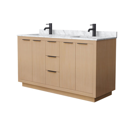 Maroni Double Bathroom Vanity - 60W x 33.75H x 22D