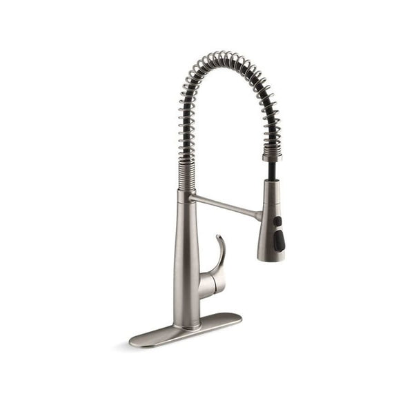 Simplice® Kitchen Faucet, Deck Mount, ADA, 1 Lever Handle, 1 or 3-Hole, Vibrant Stainless