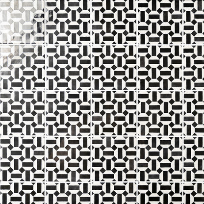 Cloé 5X5 Glossy Ceramic Tile in Loire