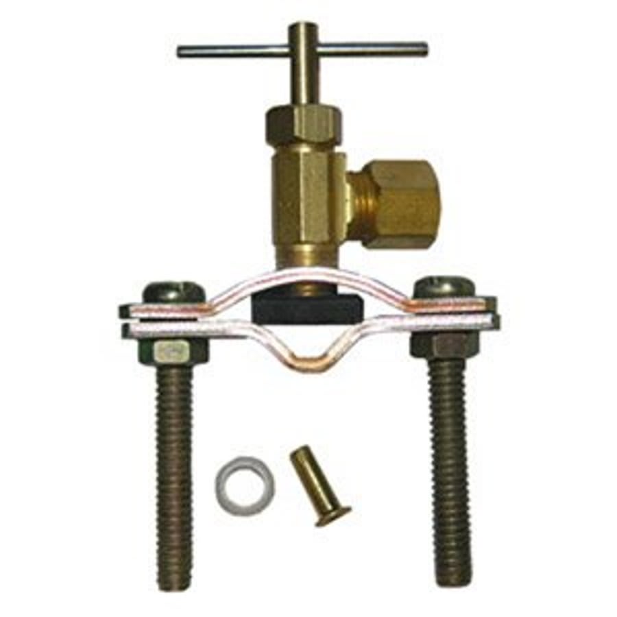 Saddle Clamp Needle Valve, 3/8 to 1-1/4 in, Brass