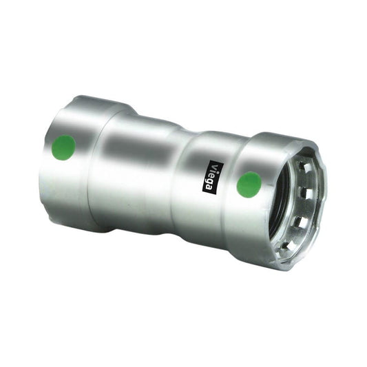 Coupling, 1/2 in, Press, 316/316L Stainless Steel