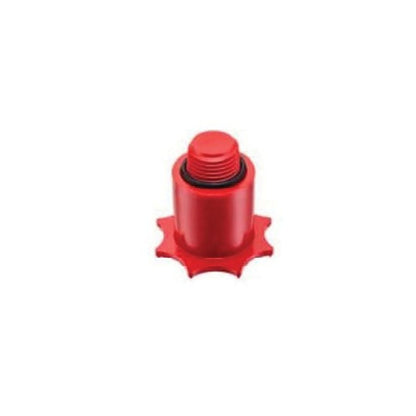FlameGuard® Test Plug With O-Ring, 1/2 in, 1-27/32 in L, HDPE, Red