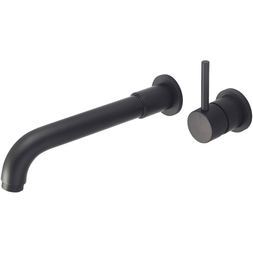 Motegi Single-Handle Wall Mount Roman Tub Faucet in Matte Black
