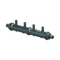 4-Port Manifold, 3/4 x 1/2 in, Poly