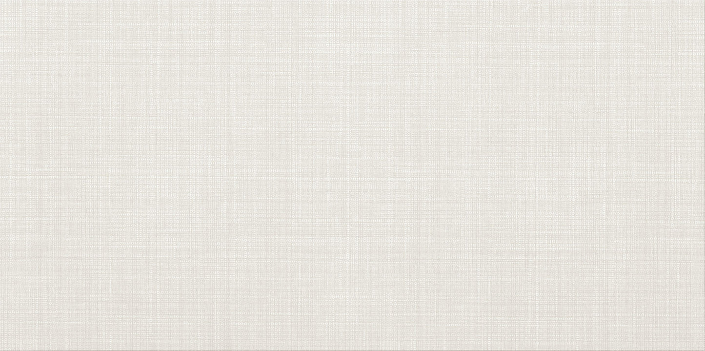 Fabric Art Modern Textile White Rectangle, Modern Textile 12X24 Matte