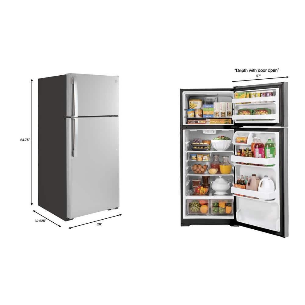 GE 16.6 CU FT FRIDGE