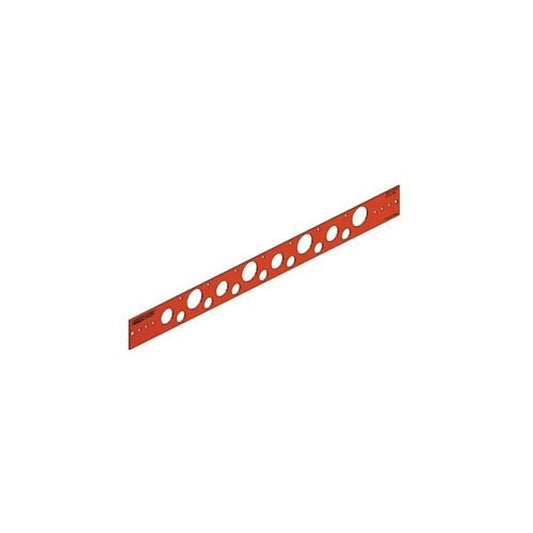 Flat Bracket, 1/2 to 1-1/4 in Hole, 25 lb, Cold Rolled Steel, Copper-Bonded™ Domestic