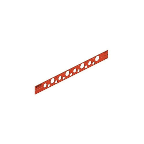 Flat Bracket, 1/2 to 1-1/4 in Hole, 25 lb, Cold Rolled Steel, Copper-Bonded™ Domestic