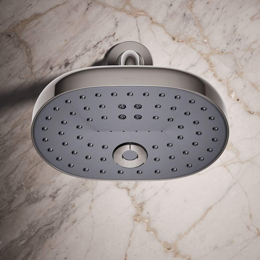 Statement 2.5 GPM Multi Function Shower Head with MasterClean Sprayface and Katalyst Air Induction Technology