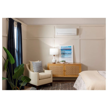 Indoor Mini Split, 10.5 HSPF, 16 Kbtu/hr Heating, 15 Kbtu/hr Cooling, 208-240 VAC, 21.5 SEER, 12.5 EER