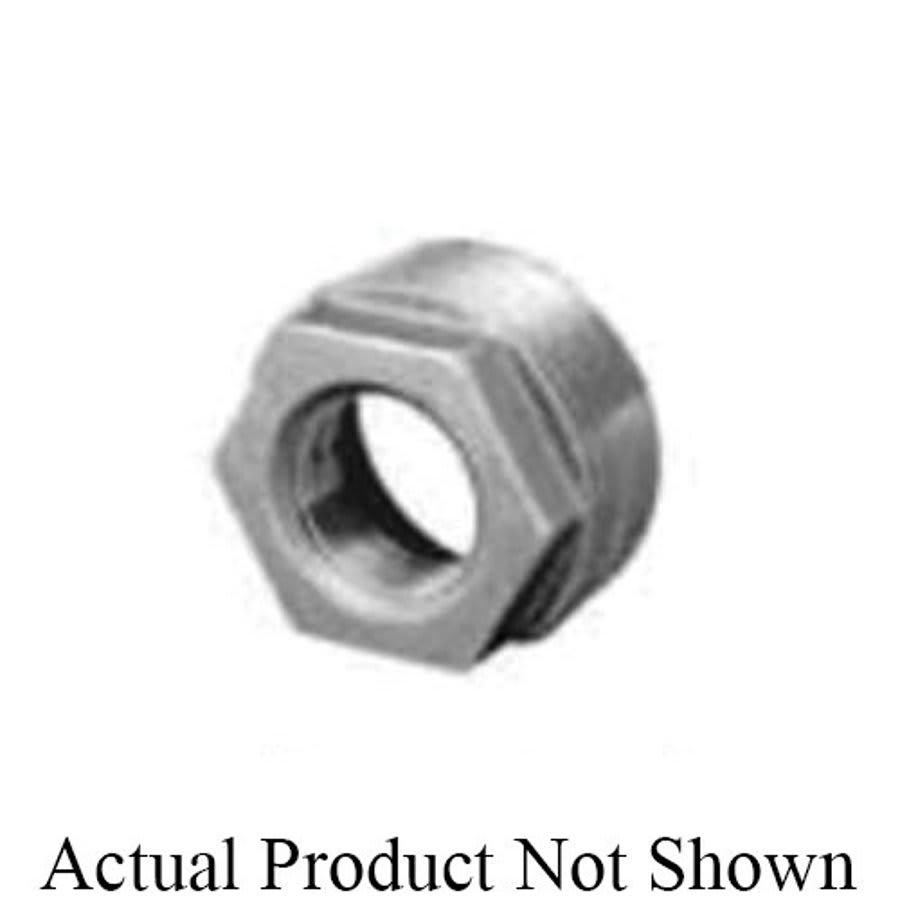 Hex Head Bushing, 1/2 x 3/8 in, MNPT x FNPT, 150 lb, Malleable Iron, Galvanized