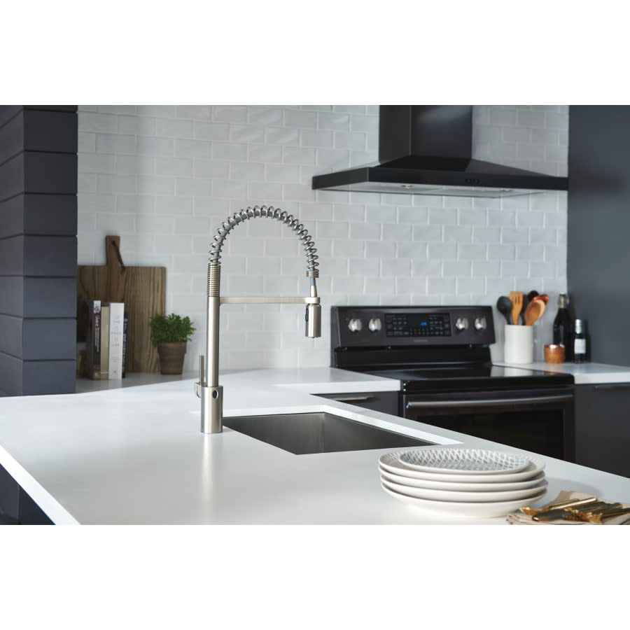 Align 1.5 GPM Single Hole Pre-Rinse Pull Down Kitchen Faucet with MotionSense Wave and Power Clean