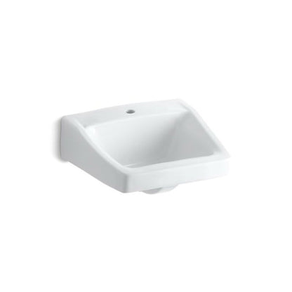 Chesapeake™ Wall Mount Lavatory Sink, ADA, 19-1/4 x 17-1/4 x 8-1/8 in, Vitreous China, White