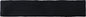 Artistic Reflections Matte Onyx Rectangle, Undulated 2X10 Matte