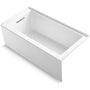 Underscore 60" X 30" Alcove Soaking Bathtub with Integral Apron, Integral Flange, and Left-Hand Drain