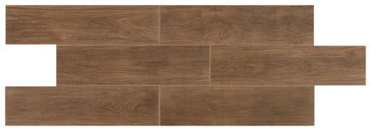 Platinum Dark Brown Plank 6X36 Matte