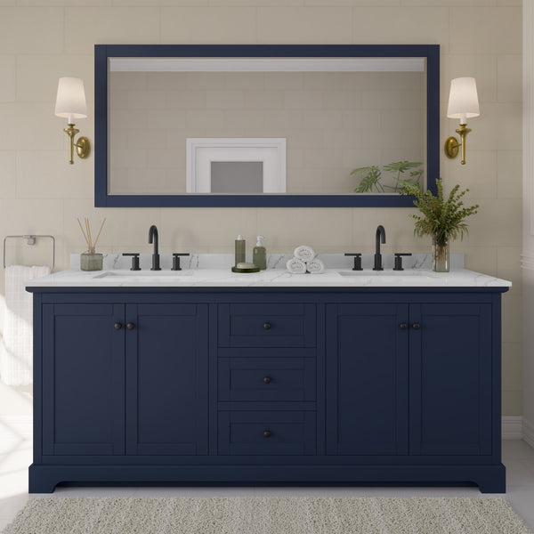 Avery Double Bathroom Vanity - 80W x 35H x 22D