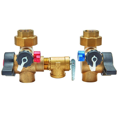LFTWHG2, 3/4 LFTWHG2-FT-HC-RV Tankless Water Heater Valve Set, 3/4 in, Copper Silicon Alloy