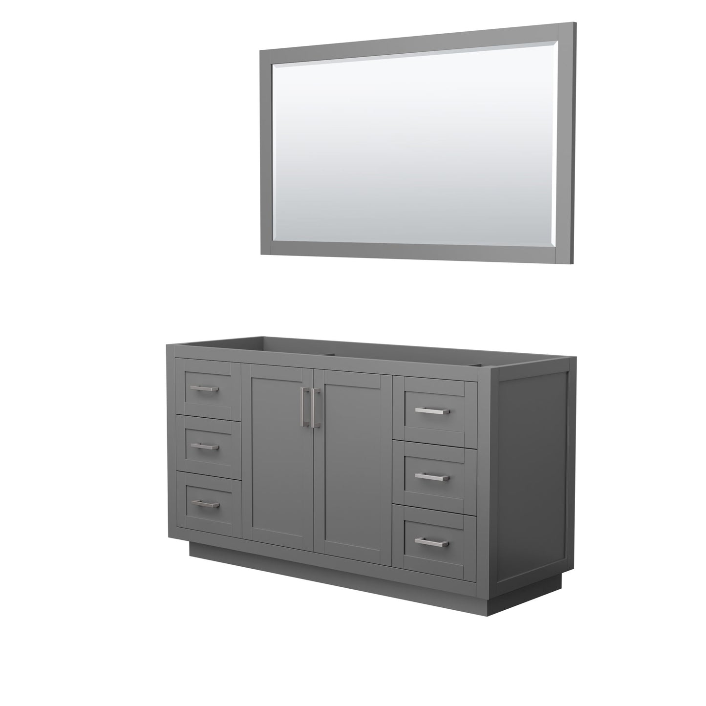 Miranda Single Bathroom Vanity - 59.25W x 33H x 21.75D