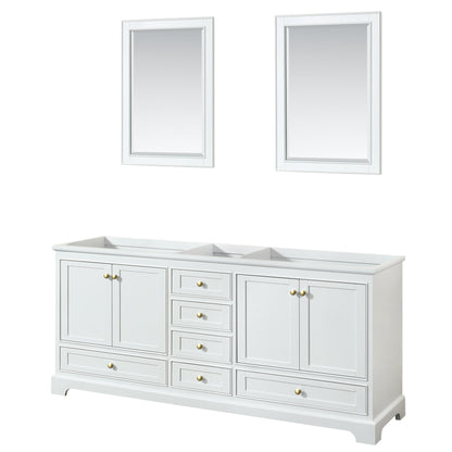 Deborah Double Bathroom Vanity - 79W x 34.25H x 21.63D
