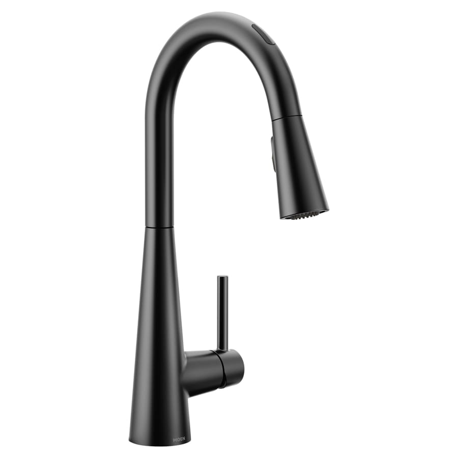 Sleek 1.5 GPM Single Hole Pull Down Kitchen Faucet with Voice Activation