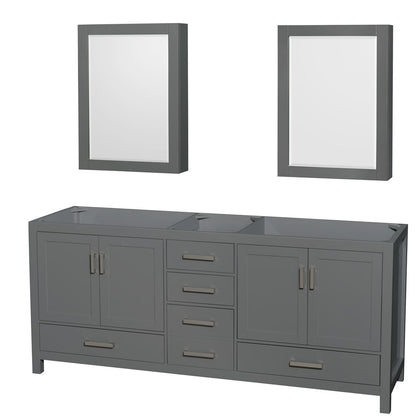 Sheffield Double Bathroom Vanity - 78.5W x 35H x 21.5D