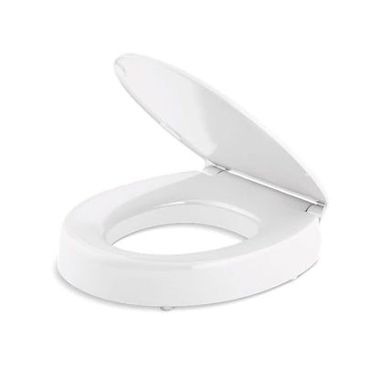 Hyten™ Toilet Seat, Round Bowl, Closed Front, With Cover, Plastic, White