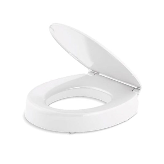 Hyten™ Toilet Seat, Round Bowl, Closed Front, With Cover, Plastic, White