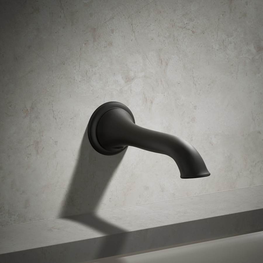 Artifacts Non Diverter Wall Mounted Tub Spout with Flare Design
