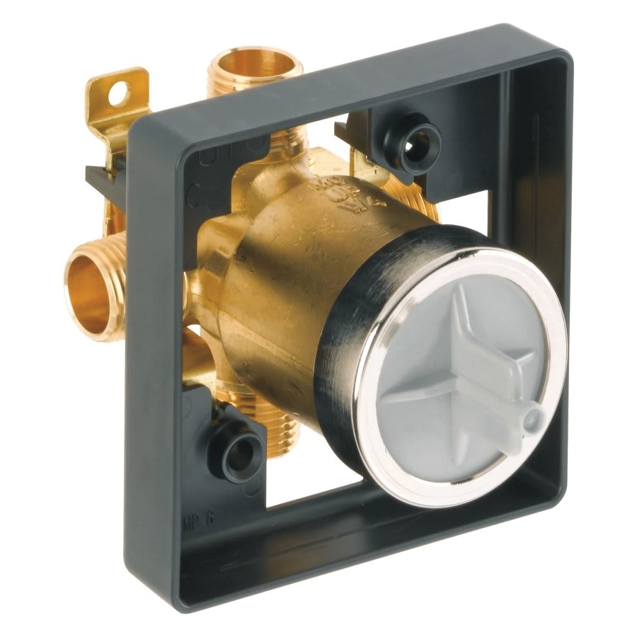 Tub/Shower Rough-In, 1/2 in, MNPT Inlet x 1/2 in FNPT C Outlet, Forged Brass Body