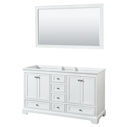 Deborah Double Bathroom Vanity - 59.25W x 34.25H x 21.5D