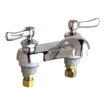 Centerset Lavatory Faucet, ADA, 2 Handle, 2-Hole, 0.5 gpm, Polished Chrome