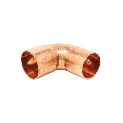 DWV Street 90 deg Elbow, 2 in, Fitting x C, Copper