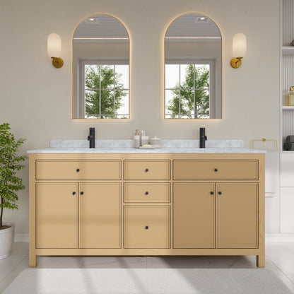 Pendry Double Bathroom Vanity - 72W x 35H x 22D