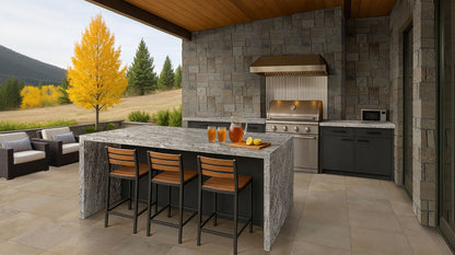 Pre Fab Azul Celeste Granite