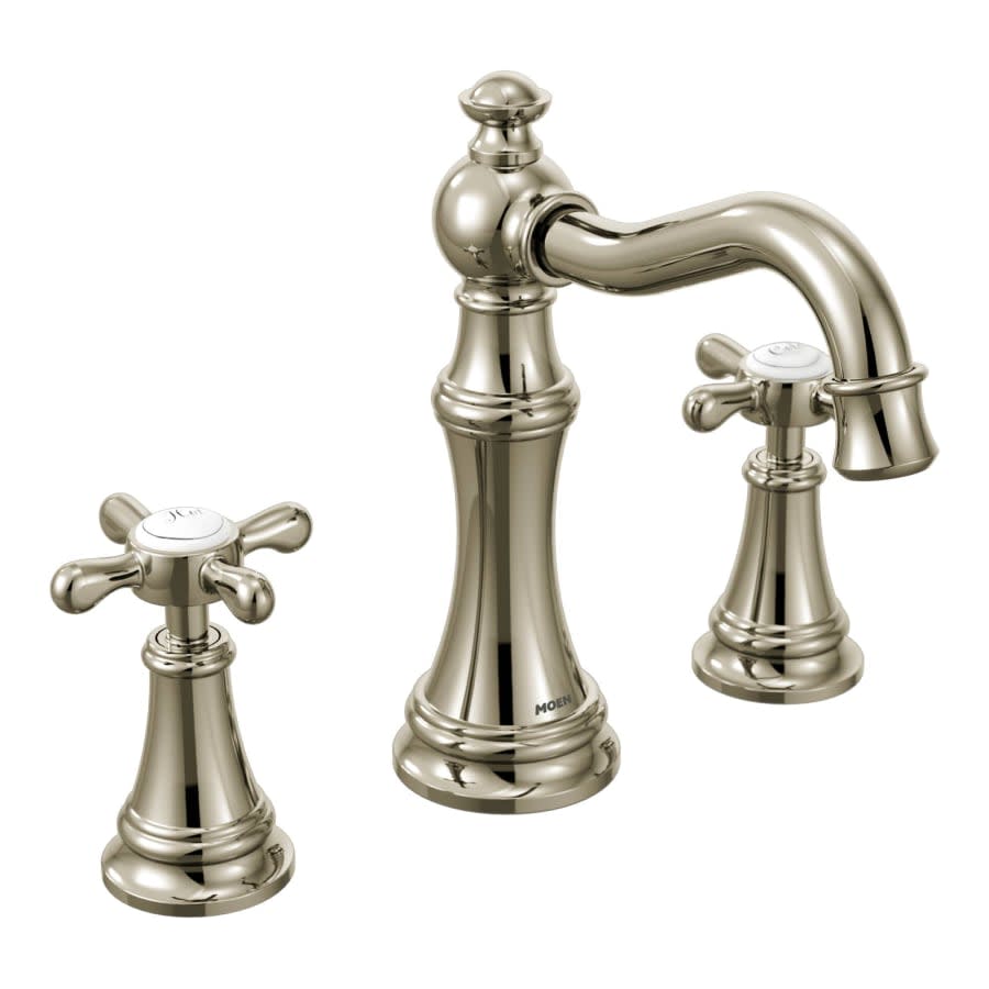 Weymouth Double Handle Widespread Bathroom Faucet - Pop-Up Drain Included