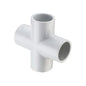 Cross, 1-1/4 in, Socket, SCH 40/STD, PVC