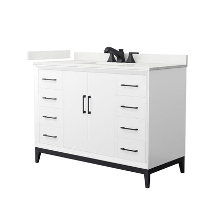Amici Single Bathroom Vanity - 48W x 35.25H x 22D