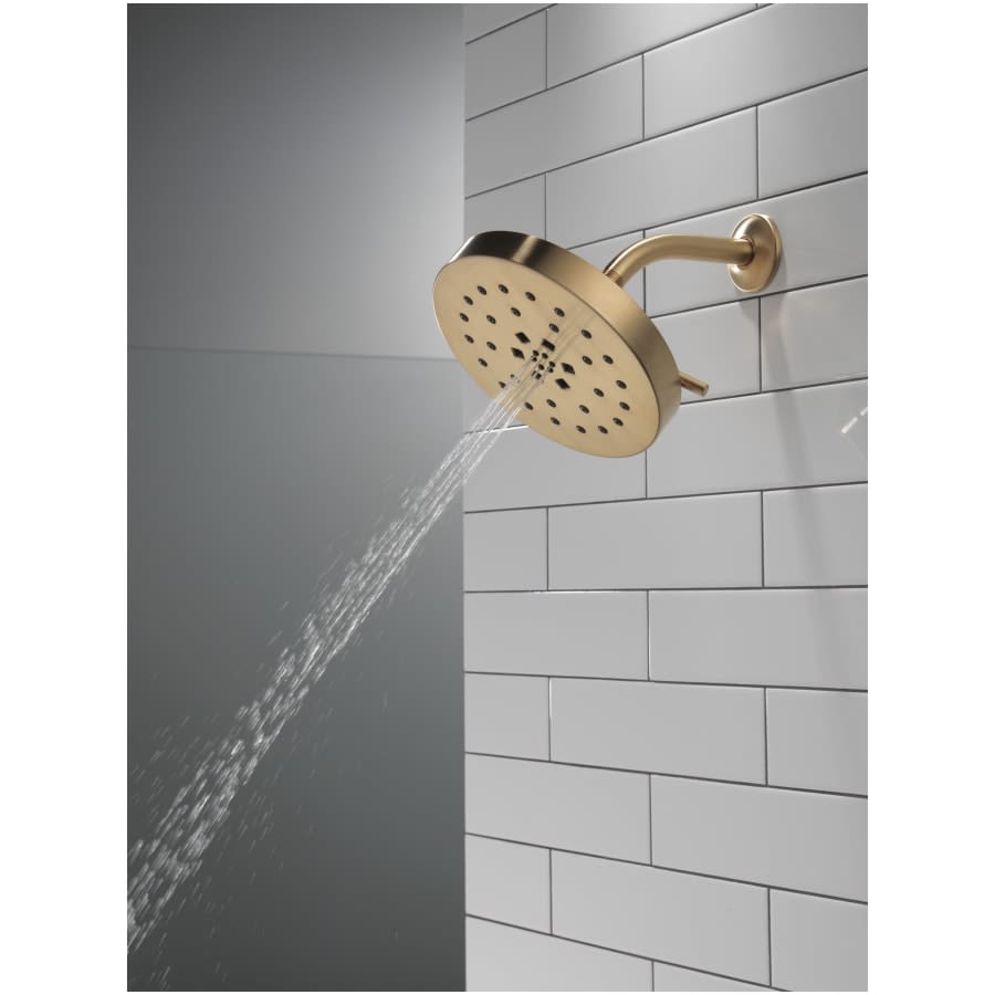 Universal Showering Components 1.75 GPM Multi Function Rain Shower Head with Touch-Clean and H2Okinetic Technology