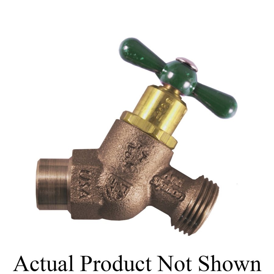 Arrow-Breaker® Hose Bibb, 1/2 or 3/4 in Inlet, C, Rough Bronze