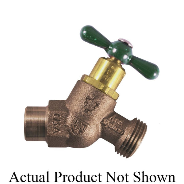 Arrow-Breaker® Hose Bibb, 1/2 or 3/4 in Inlet, C, Rough Bronze