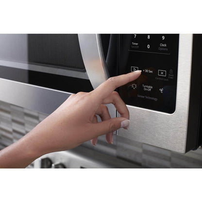 1.7 cu. ft. Over the Range Microwave in Stainless Steel with Electronic Touch Controls