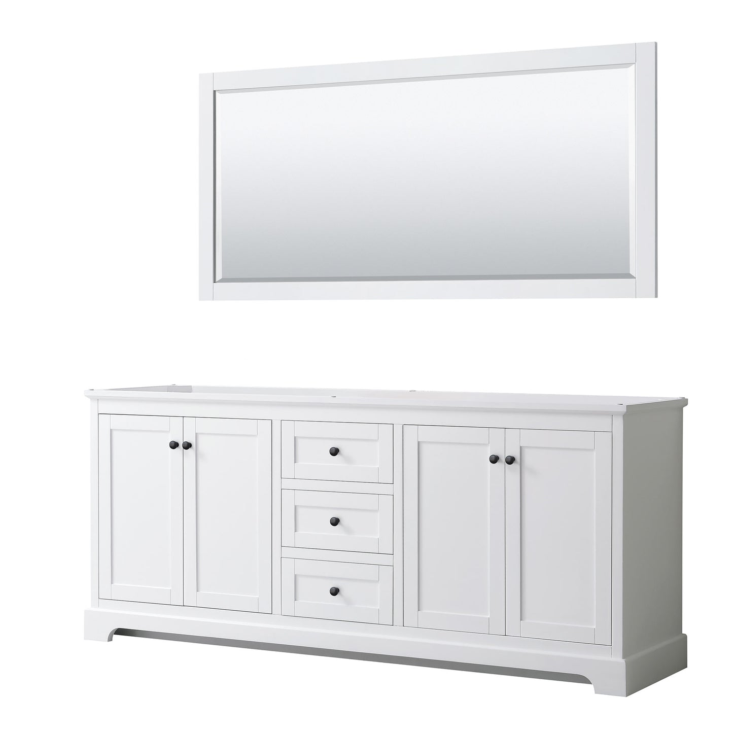 Avery Double Bathroom Vanity - 79W x 34.25H x 21.75D