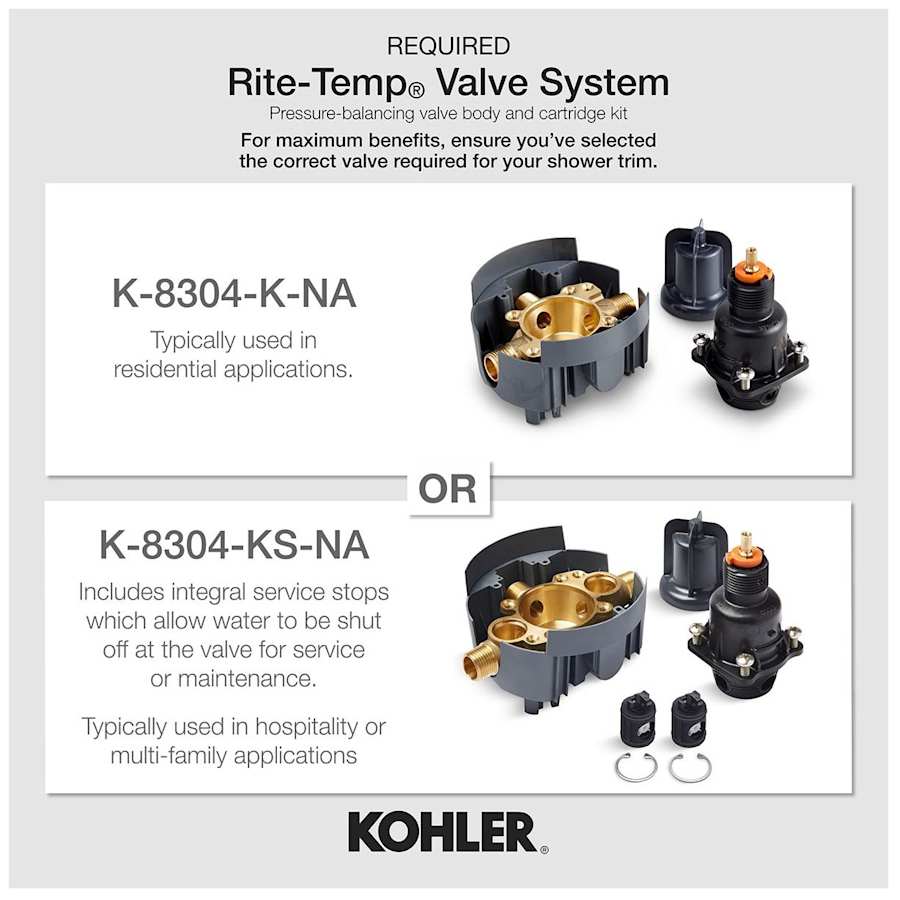 Purist Pressure Balanced Valve Trim Only with Single Cross Handle - Less Rough In