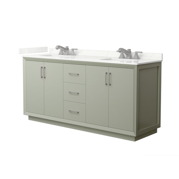 Strada Double Bathroom Vanity - 72W x 35H x 22D