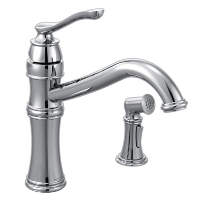 Belfield1.5 GPM High-Arc Single Handle Kitchen Faucet with Side Spray - Power Clean Technology