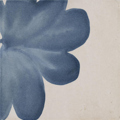 Rice Natural Deco Blossom Square 6X6 Glossy