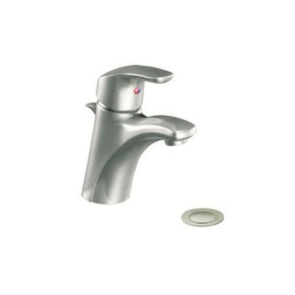 Baystone™ Single Hole or Centerset Lavatory Faucet, ADA, 1 Handle, 1 or 3-Hole, 1.2 gpm, Brushed Nickel