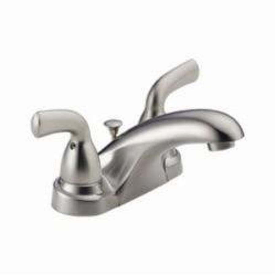 Foundations® Centerset Lavatory Faucet, ADA, 2 Handle, 3-Hole, 1.2 gpm, Stainless